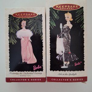 Vintage Barbie Ornaments Solo in the Spotight Ball Gown Christmas